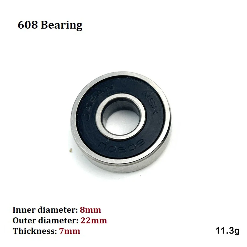 608 Diâmetro exterior do rolamento 22mm Espessura 7mm, acessórios do moedor, brandnew, apropriado para ferramentas, 1Pc