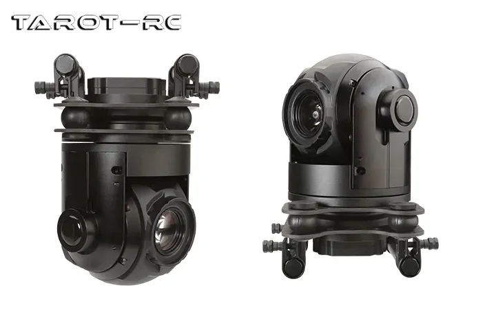 Tarot T10X-2A 10X Two-axis Ball Pod Gimbal / Support Upright and Inverted / HDMI Output For Drones, Robots