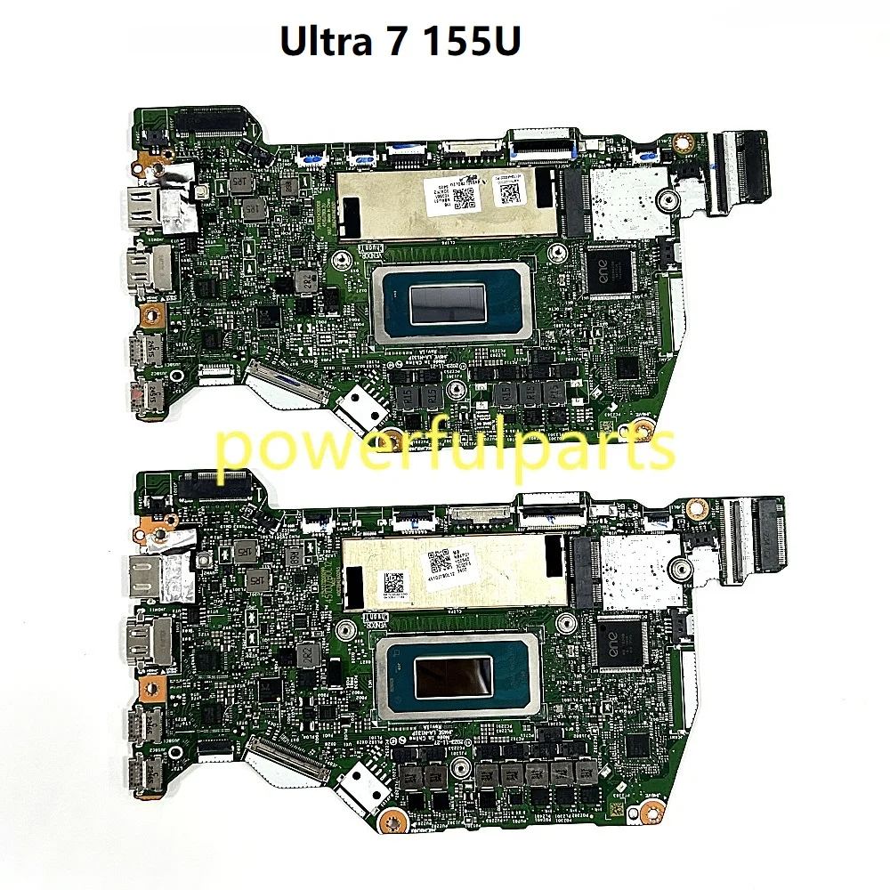 For Acer Aspire VERO AV16-51P Motherboard JH4SE LA-N131P NBKU311005 Ultra 7 155U CPU 16G RAM On-Board Working Good