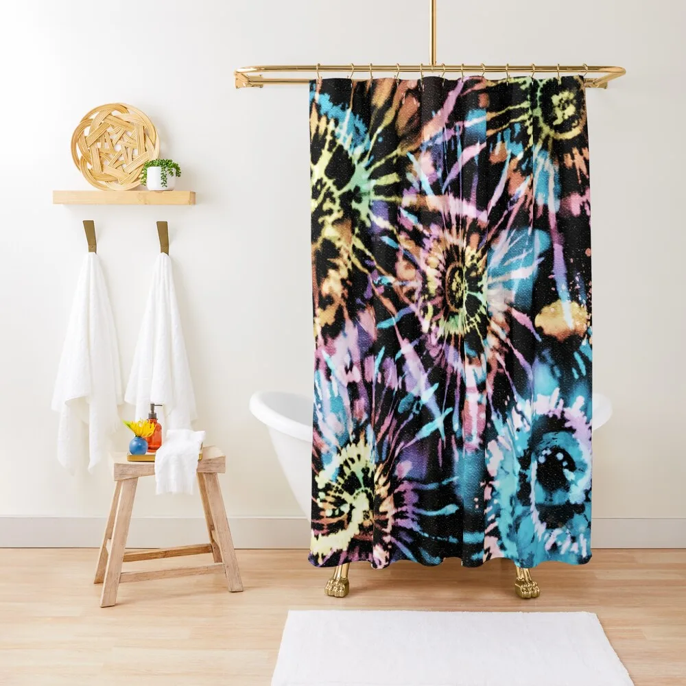 

Rainbow Tie-Dye Blast Shower Curtain Bathroom Shower Waterproof Bathroom Shower Elegant Bathroom For Curtain