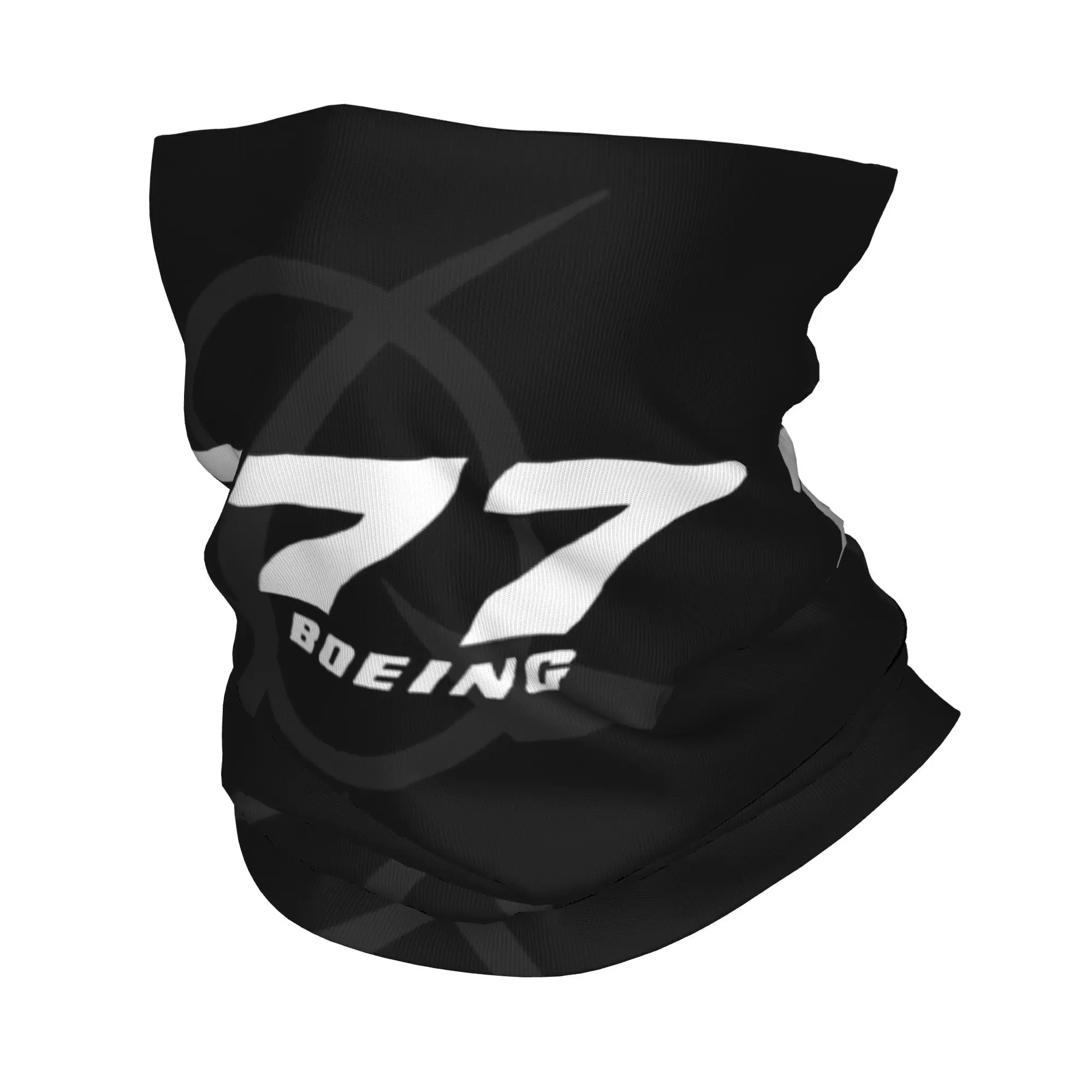 Custom Boeing Aeroplane 777 Bandana Neck Warmer Men Women Winter Ski Hiking Scarf Gaiter  Face Cover