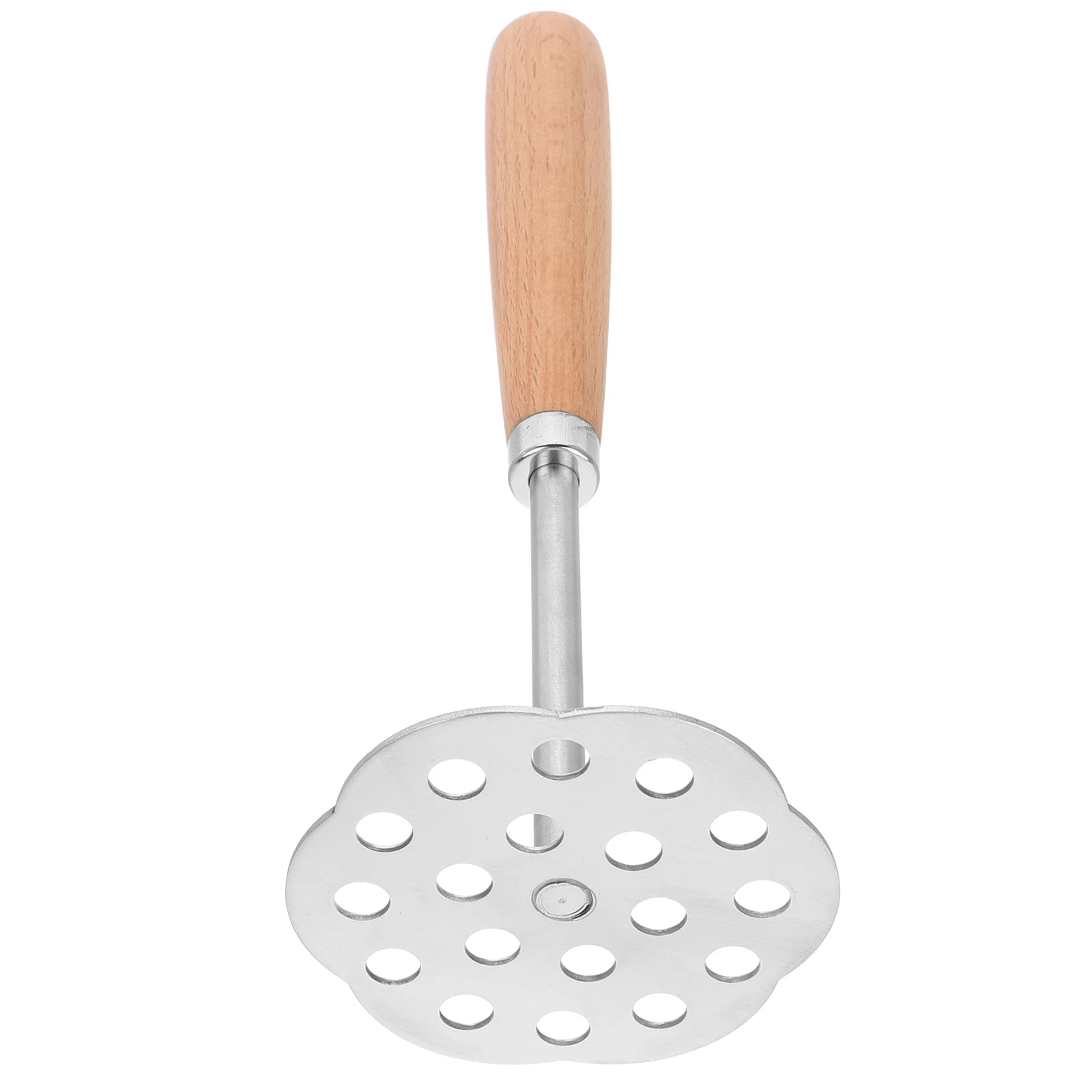 

Stainless Steel Potato Masher Wood Handle Manual Vegetable Smasher For Baby Food Avocado Garlic Fruit Mash Kitchen Tool