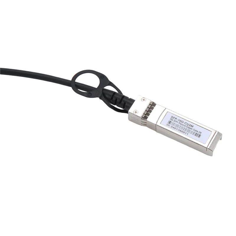 

N05R 6Pcs 2M DAC Cable 10G SFP+DAC Cable Passive Direct Attach Copper Twinax Cable 30AWG Compatible For Ubiquiti Mikrotik
