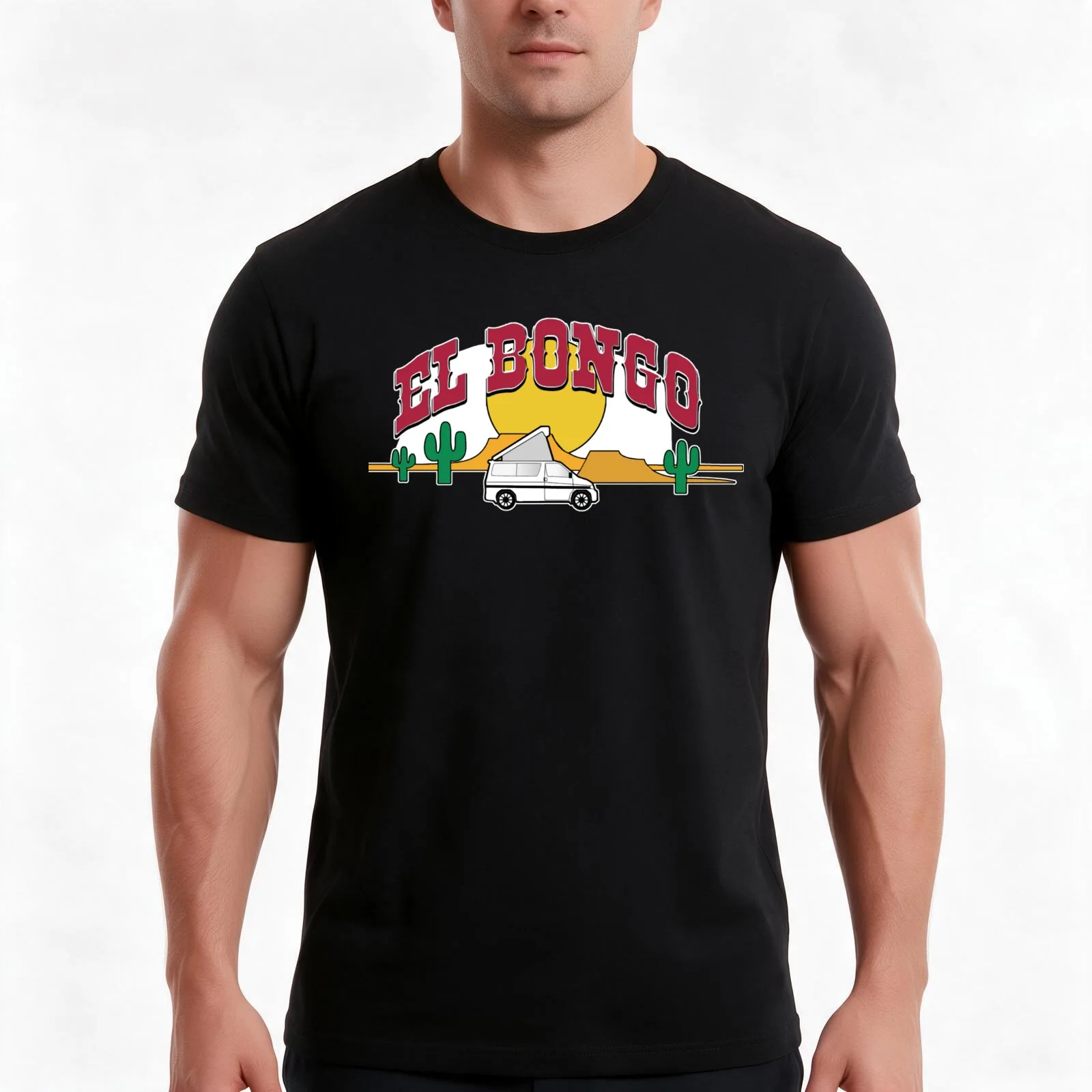 El Bongo T-Shirt Summer Casual Cotton Tee Oversized Streetwear Tops Vintage Graphic Print Loose Fit Short Sleeve