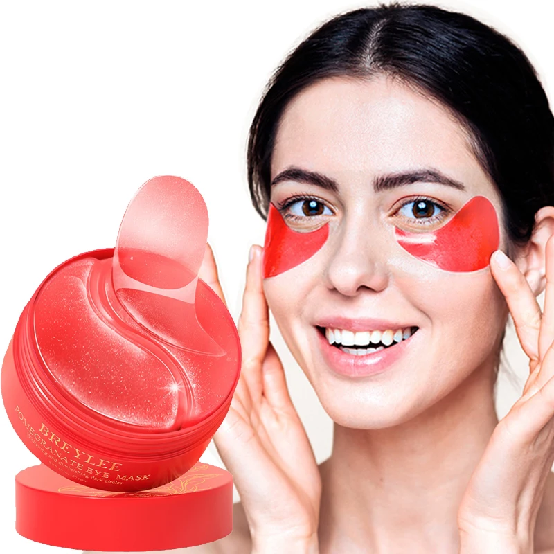 

Eye mask containing pomegranate essence which can remove dark circles moisturize and anti wrinkle collagen skin care Makeup