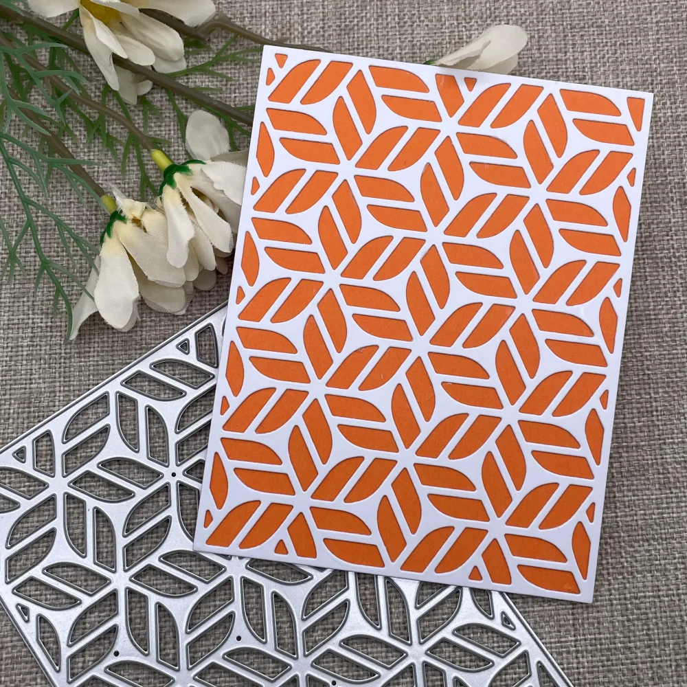 Geometric background Metal Cutting Dies Stencils For DIY Scrapbooking Decorative Embossing Handcraft Die Cutting Template