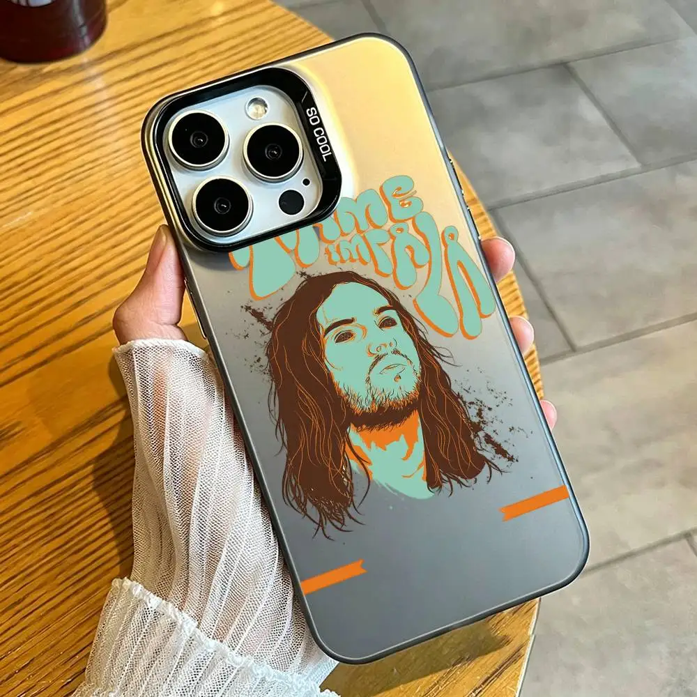 Deadbeat T-Tame I-Impala Phone Case For iPhone 17,16,15,14,13,12,11 Plus,Pro Max,XS,Colorful Silver White Cover