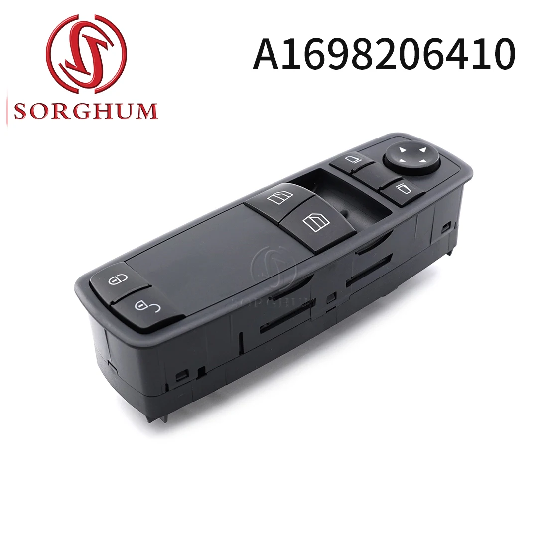 SORGHUM Master Electric Power Window Control Switch A1698206410 For Mercedes Benz Class A B W169 W245 A160 A180 B200 A1698206510