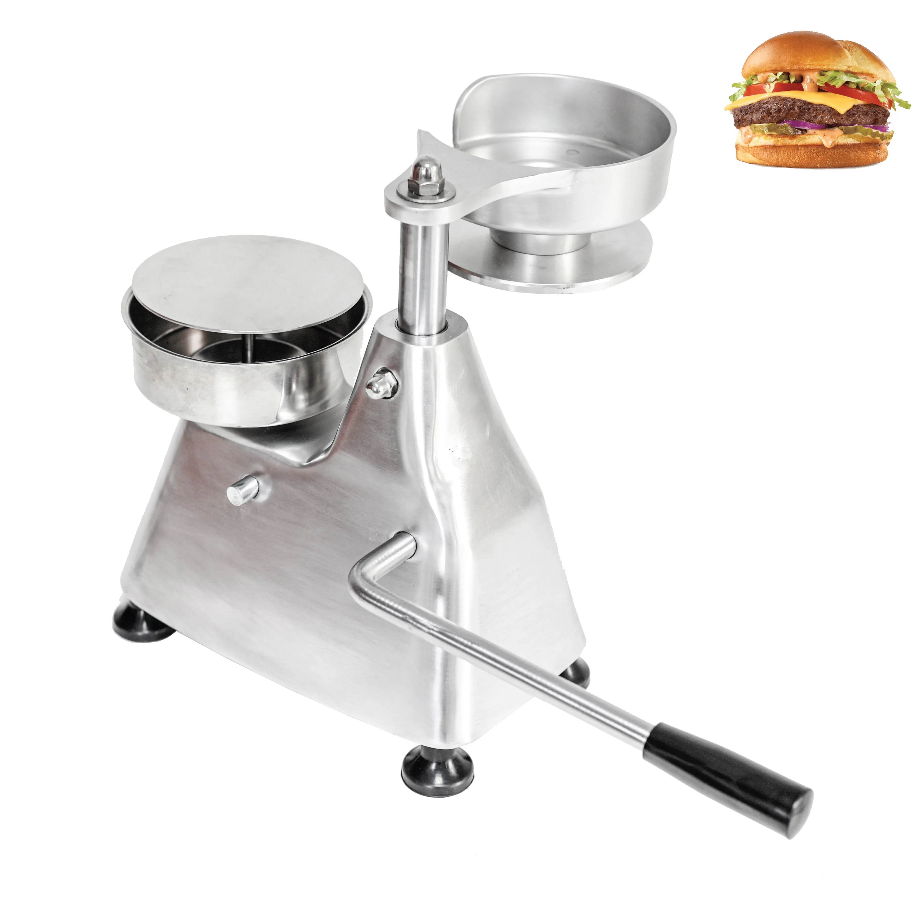 Manual Stainless Steel Burger Machine Patty Press