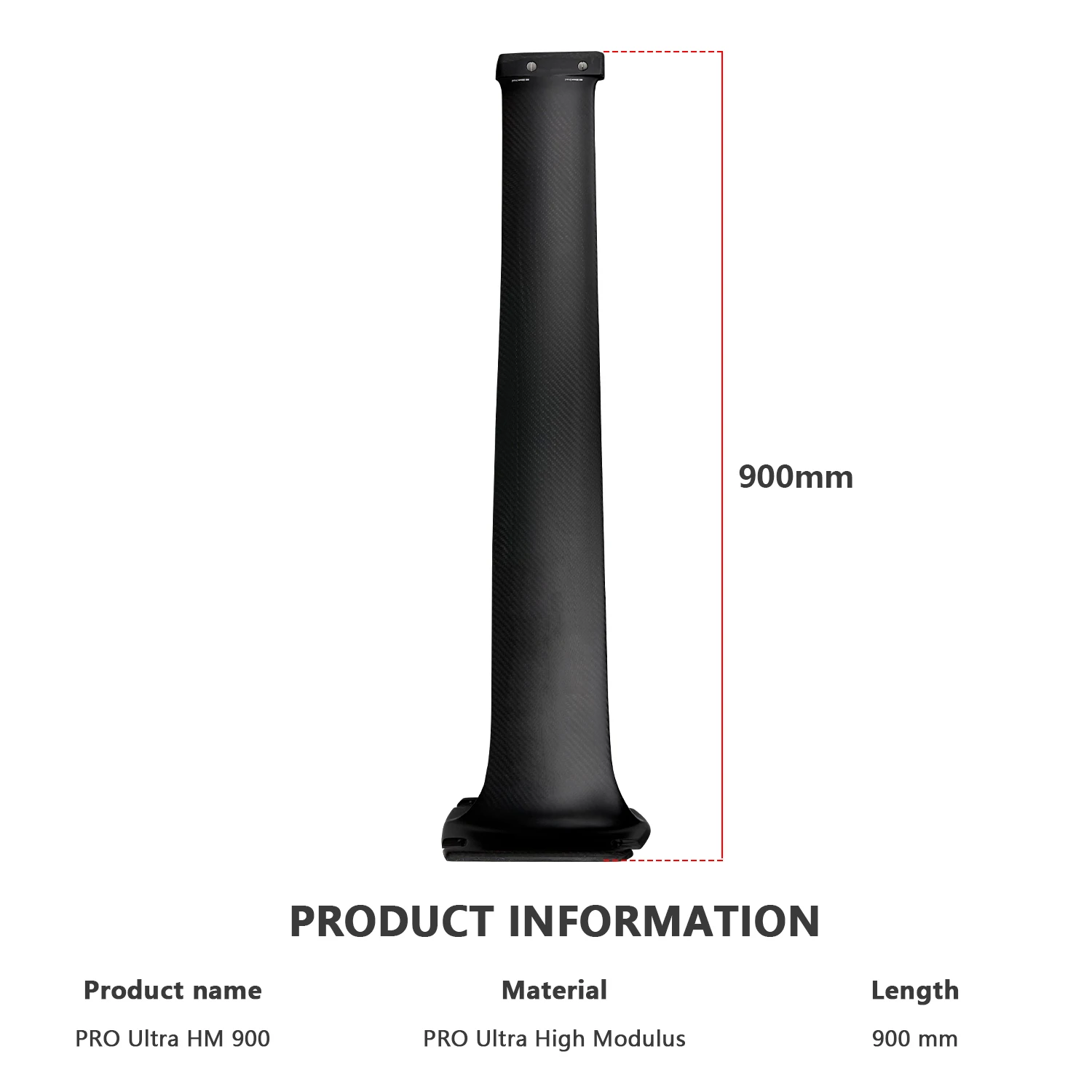 AXIS Latest PRO Ultra HM 90cm Carbon Hydro Mast Ocean Waters High Performance High Stiffness Speed Control Lightweight