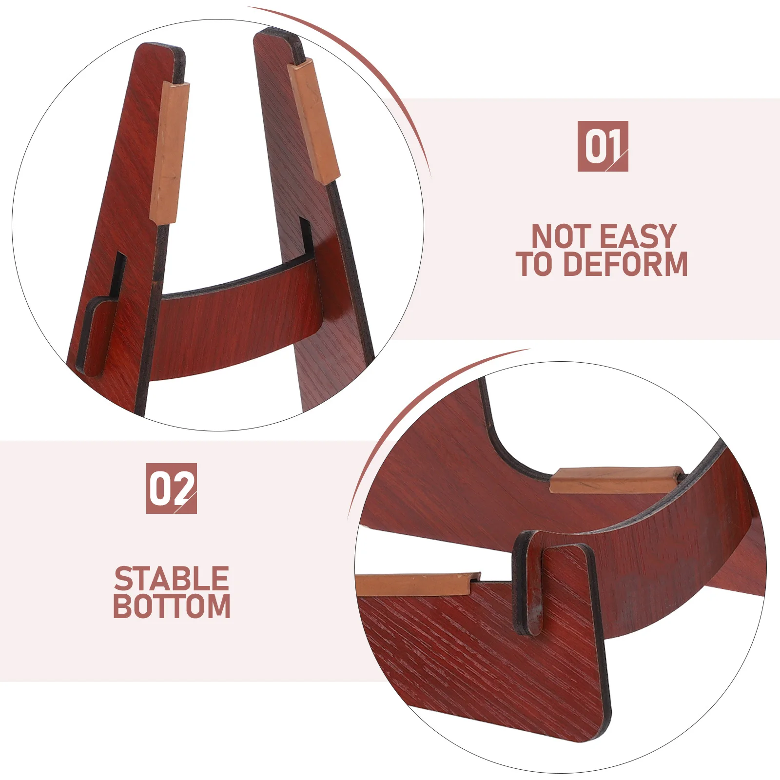 Ukulele Stand Mandolin Sand Floor Support Ukulele Holder Display Shelf Bracket Detachable Ukulele Stand Rack（only for Ukulele
