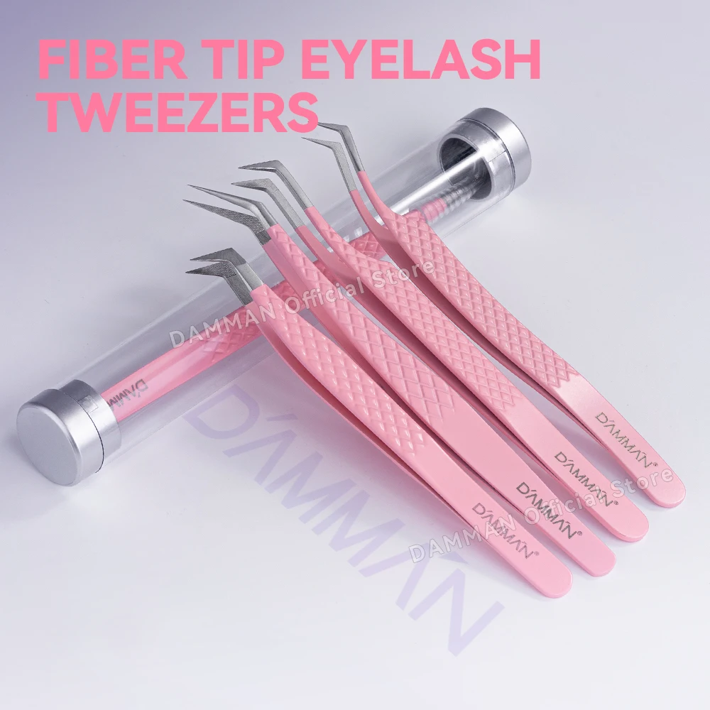 다만 섬유 팁 속눈썹 핀셋 (속눈썹 연장용) 미끄럼 방지 속눈썹 핀셋 속눈썹 연장용 핀셋 메이크업 도구