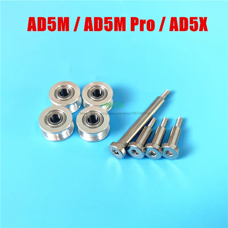 

1 комплект приводного колеса/натяжного вала X Y (с винтами) для 3D-принтера Flashforge AD5M/AD5M Pro/AD5X