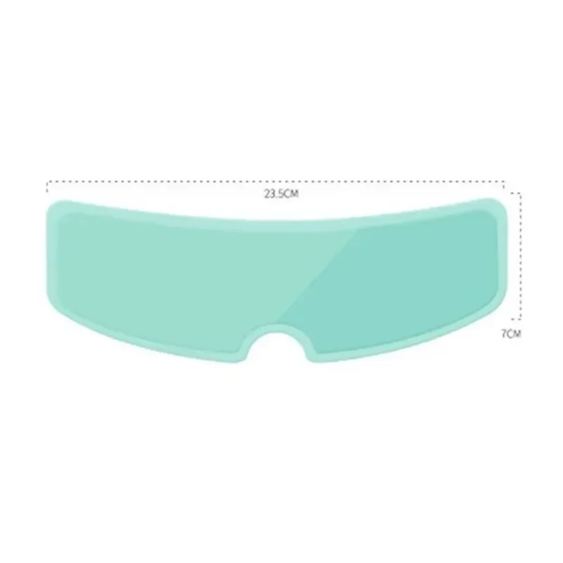 Universal Motorcycle Helmet Anti-Fog Rainproof Lens Protective Film 1 Piece