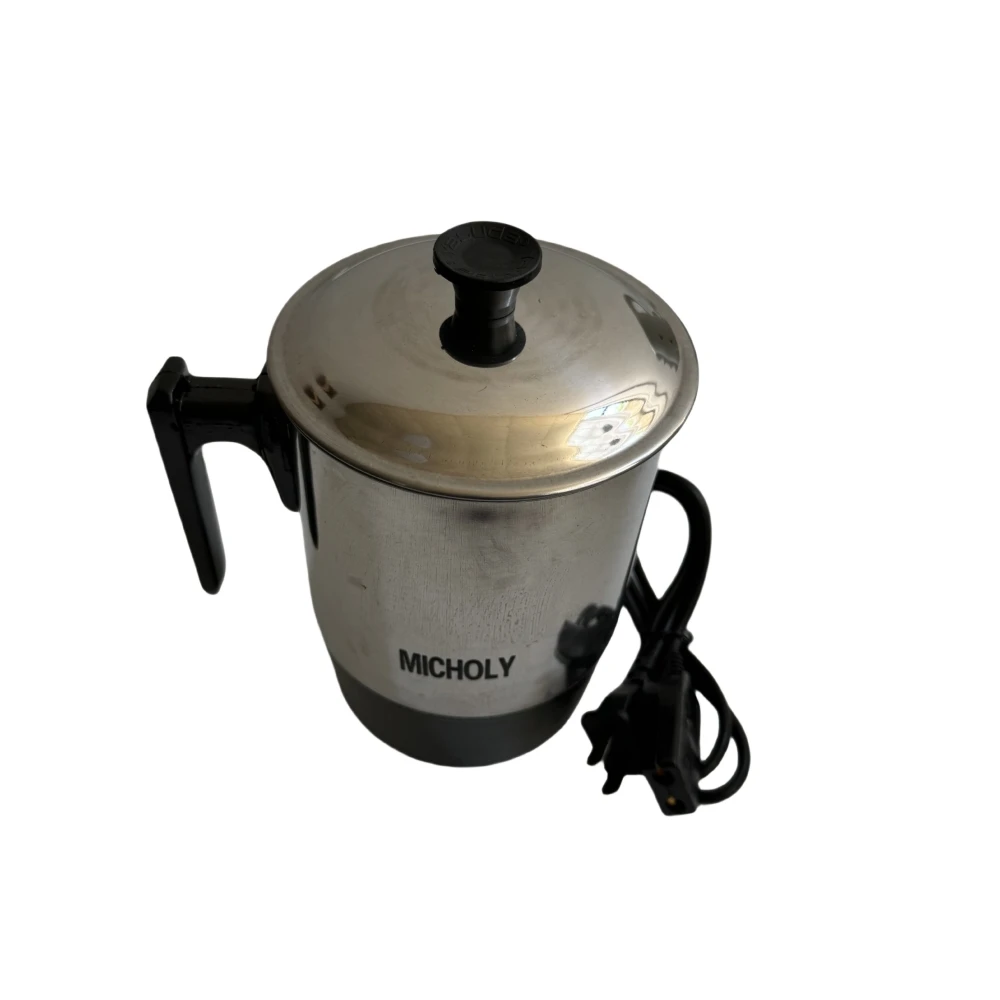 

MICHOLY Food grade Stainless Steel 304 Electric Tea Kettle 1.0L - 300W 220V Portable type Prevent Dry Burn Electric Heat Pan