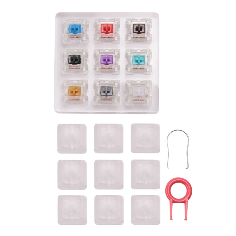 Switches Tester For Outemu For Mechanical Keyboard Gaming Switch Blue Linear Clicky Slient Silver White SMD Axis Easy To Use