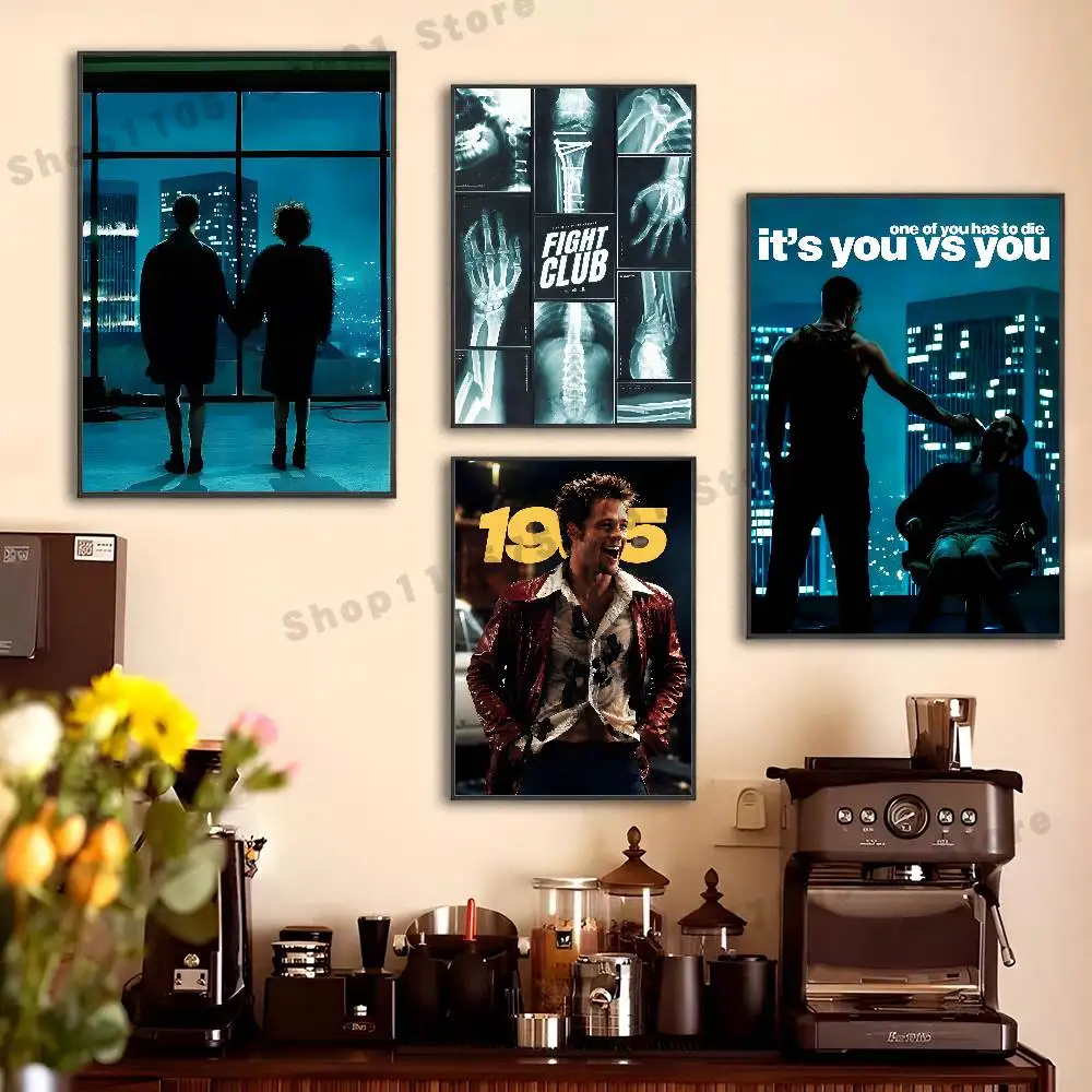 Jack Tyler F-Fight C-Club Poster HD Art Sticky Wall Waterproof For Bedroom Game Room Wall Home Decor Gifts
