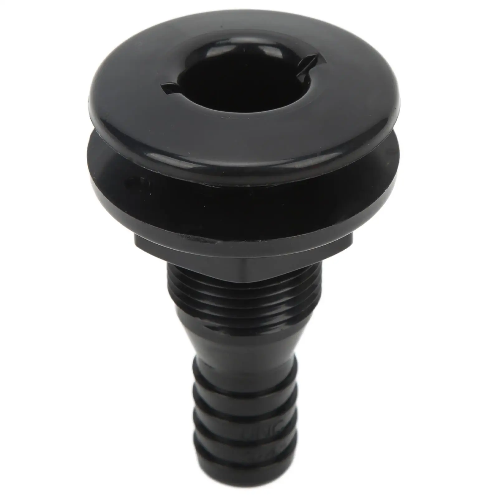 Boat Water Drain Rugged Through Hull Fitting Hose Coupling Impact Resistant ABS Plastic for marine