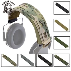 Modular Headphone Stand Protection Cover Tactical Call Headband Earmuff MOLLE Protection Case For Hunting  Accessories