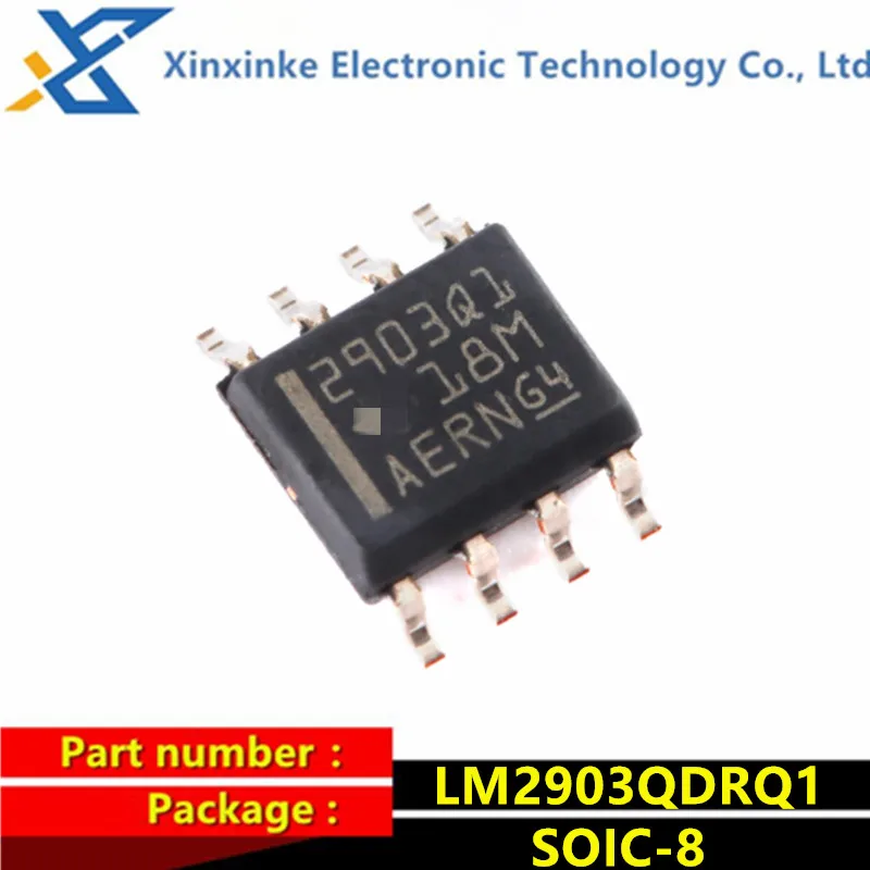 10PCS LM2903QDRQ1 2903Q1 SOIC-8 Analog Comparators Auto Cat Dual Differential Comparator CMOS Amplifier ICs Brand New Original
