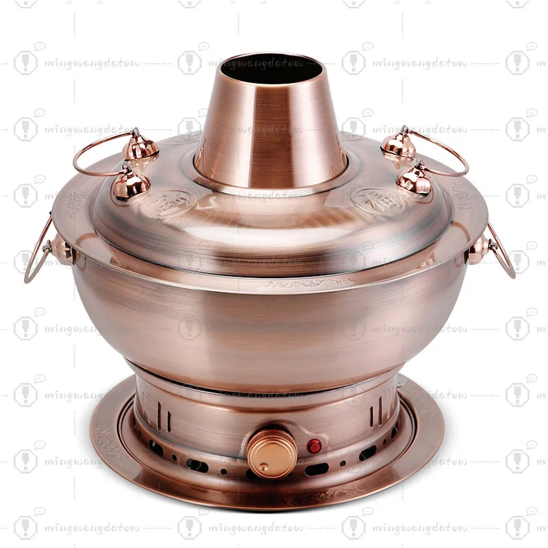 

Old Beijing electric & charcoal hot pot, dual-use yuanyang hot pot for home