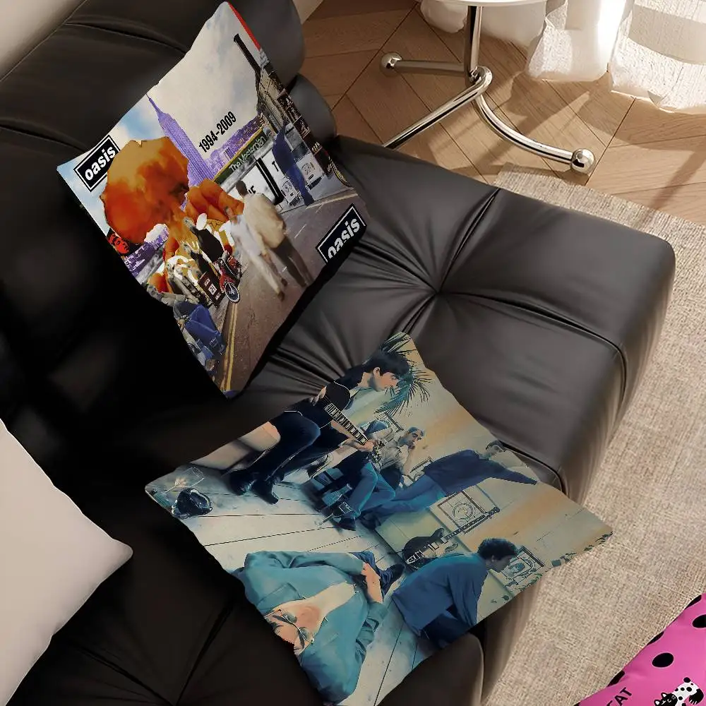 Classic O-Oasis Band Popular Cushion Cover Inches Farmhouse Decor Home Throw Pillow Covers for Couch Decorations