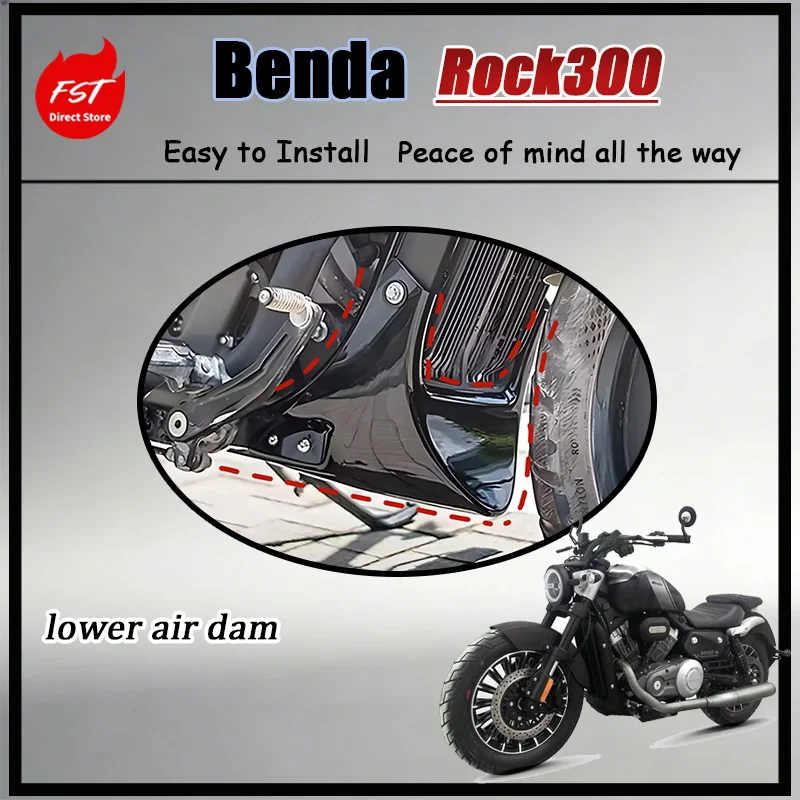 For Benda Graystone 300 Rock300-16 Under Cowl Belly Pan Heavy‑Duty Build Radiator Decor Cover All Hardware Included Complete Kit