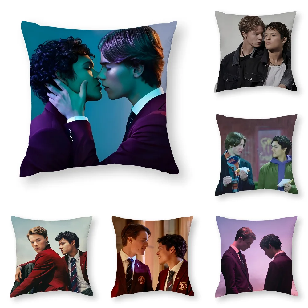 

Young R-Royals TV Series Pillow Case 3D Print Polyester Fiber 45*45 cm Home Sofa Throw Pillow Cover Decoration Festival Gift