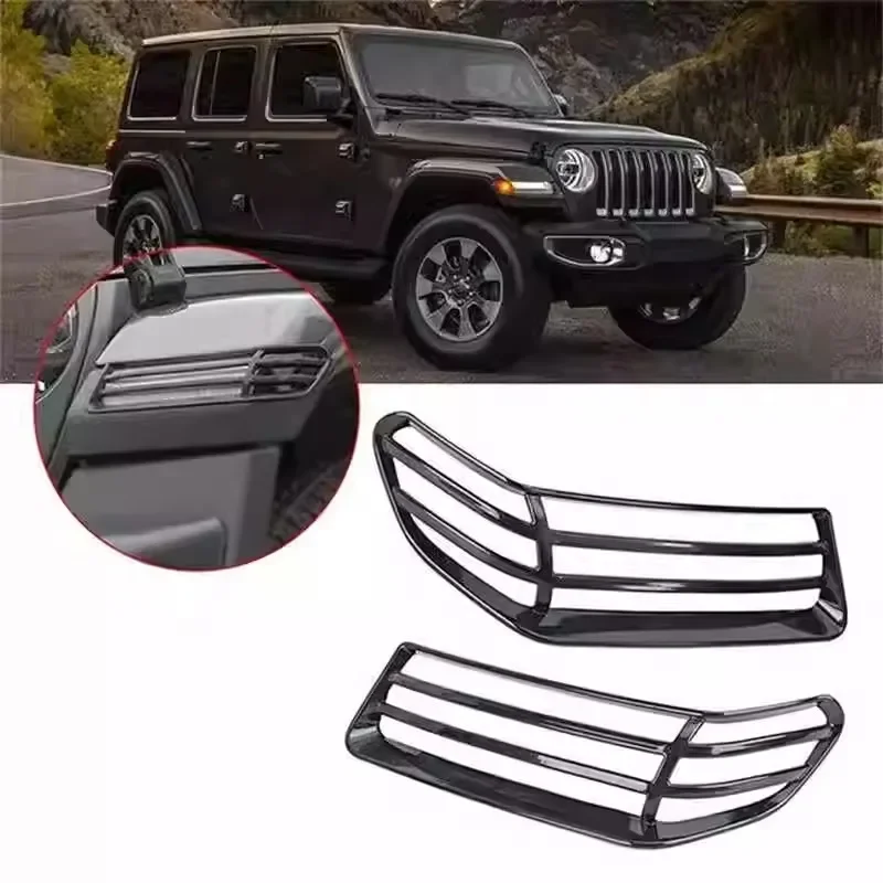 

Обновление Jeep Wrangler JL Gladiator JT 2018 2024, автомобильная ступица, козырек для бровей, антибликовая накладка на капот