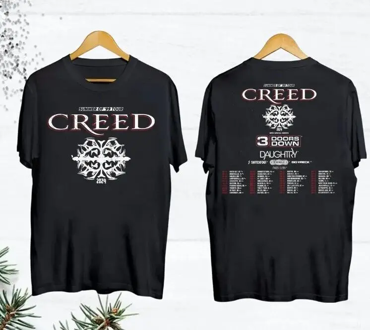 

Creed Band 2024 Tour Summer of ’99 Tour Shirt, Creed Band Fan Gift Shirt, Creed