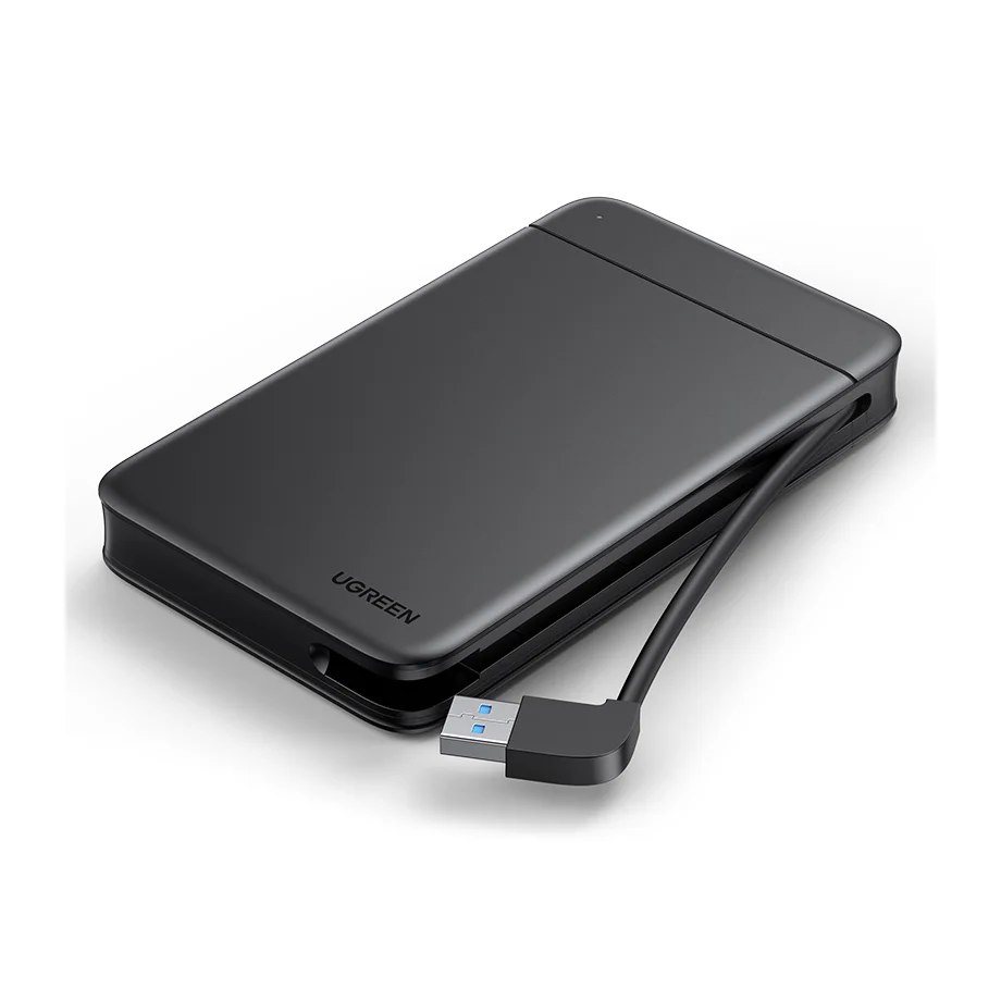 Ugreen USB a 2.5 Inch External Hard Drive Enclosure 5Gbps Fast Speed Support 2.5