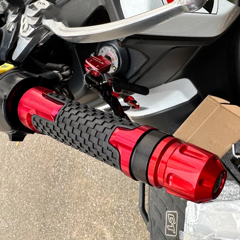 Motorcycle Modification Aluminum Alloy Handlebar Plug Electric Scooter Handlebar Stem Plug Balance Block Terminal - view 5