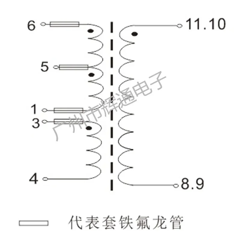 12V5A power high-frequency transformer PQ2620 10 pin - Image 4