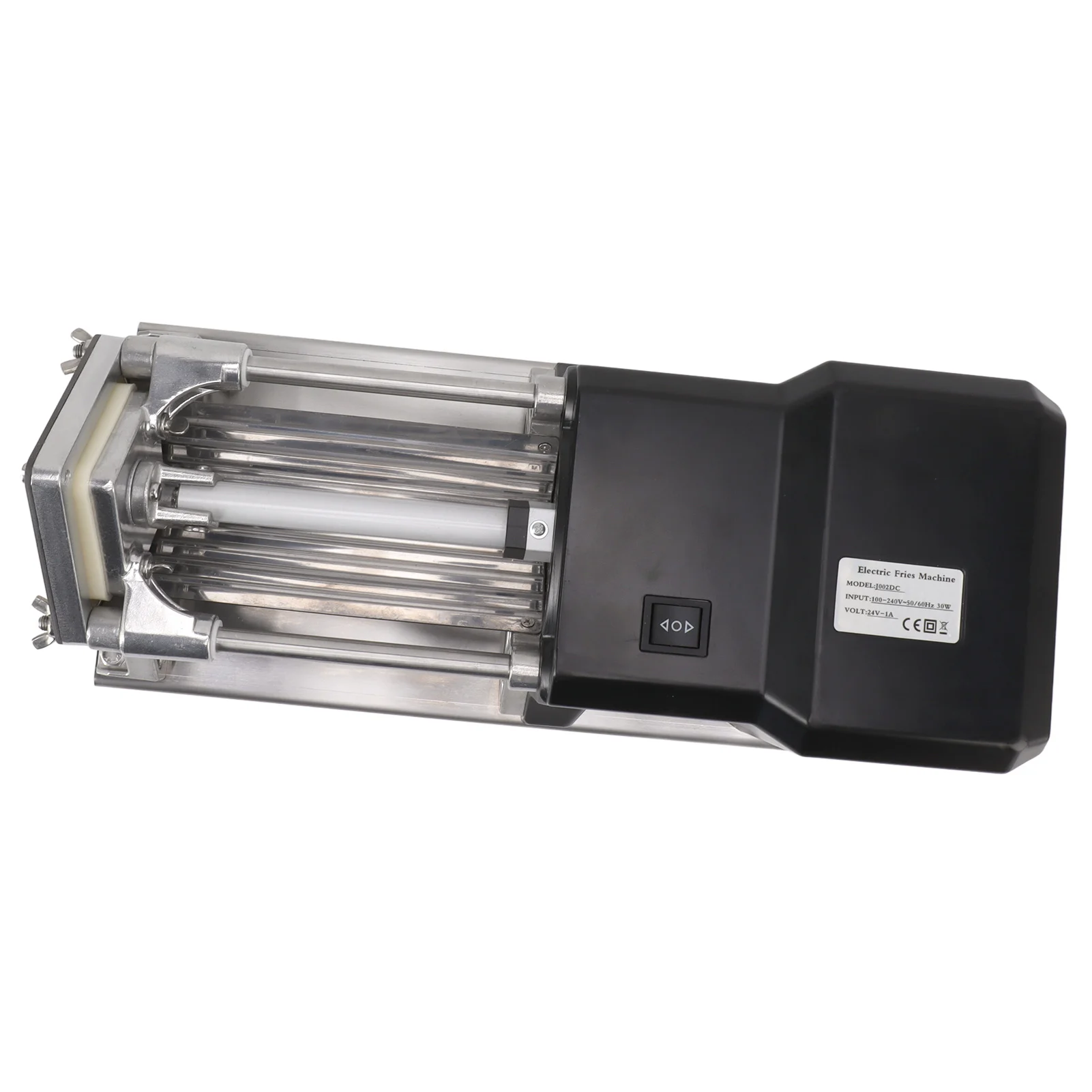 الفرنسية فراي القاطع آلة الضغط على زر التحكم الفولاذ المقاوم للصدأ 100-240 فولت الثقيلة آمنة الفرنسية فراي القاطع مع استبدال شفرات