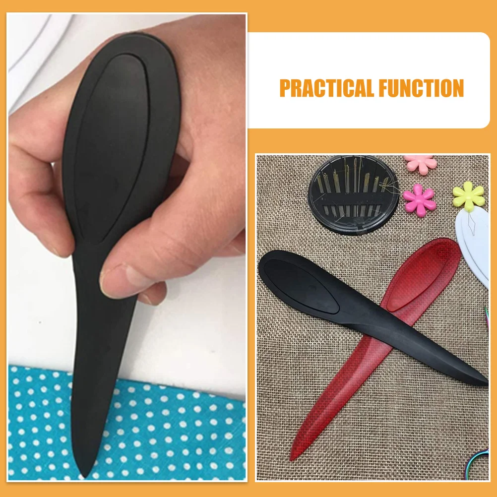 

5Pcs Plastic Handle Seam Crease Maker Sewing Tool for Tailors Manual Seam Presser Crease Marker Tool Sewing Presser