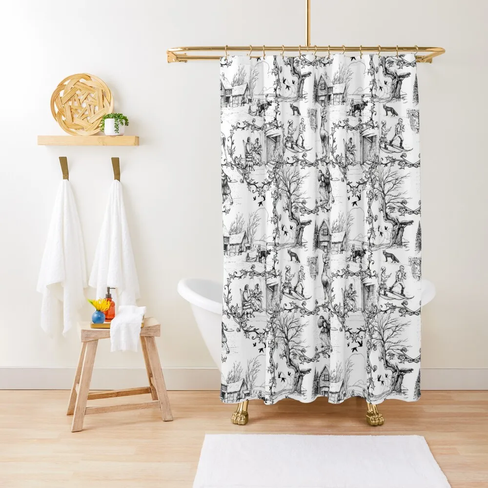 

In the Heart of Winter Shower Curtain Bathroom Deco Shower Sets For Curtain