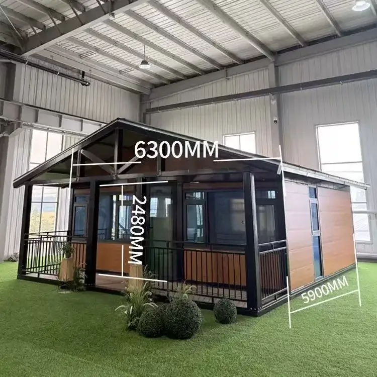 Ready Made Container House 40Ft 20Ft 30ft Shipping Expandable Container House Light Steel Prefabricated Folding House Container