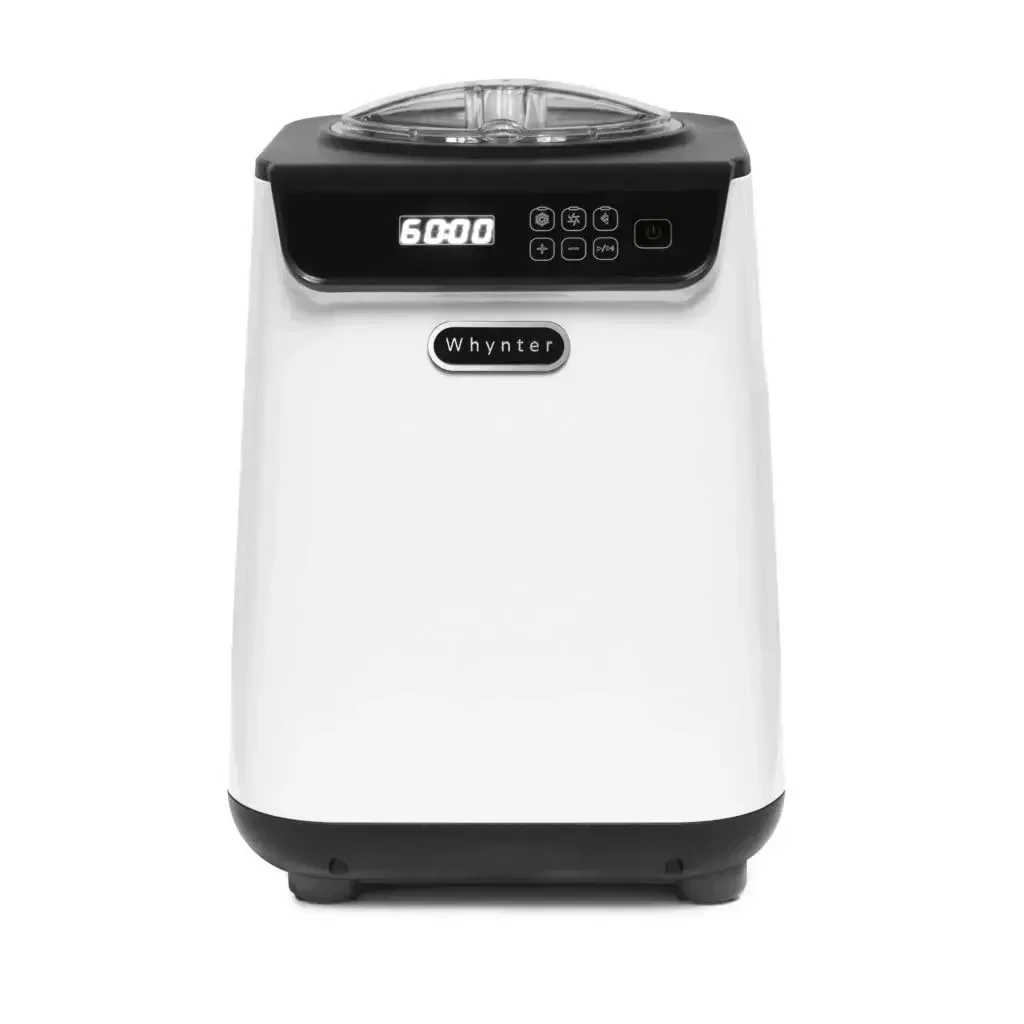 Whynter-Upright Automatic Ice Cream Maker, 1.28 Quart Capacity, Built-in Compressor, No Pre-freezing, LCD Digital D, ICM-128WS