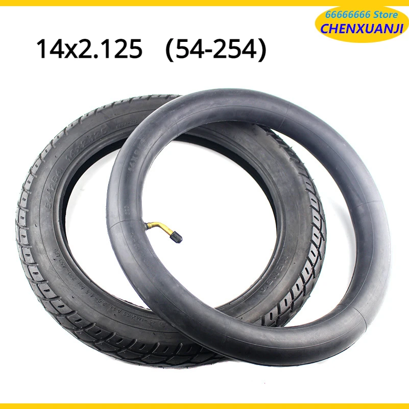 14 Inch 14x2.125 (54-254) Tyre 14*2.125 for 14 Inch Electric Scooters NINEBOT ONE A1 S1 Unicycle KUGOO V1 B2 E-bike Tires Parts