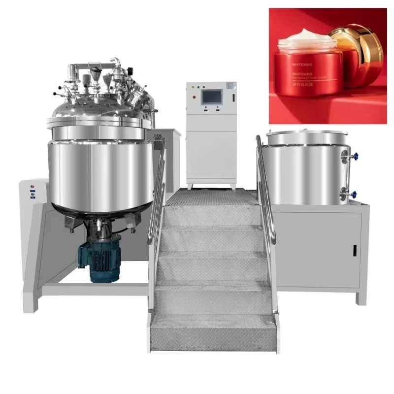 Stable Mechanical Cosmetic Production Line Homogenizer for Cream Lotion and Body Oil Mixing
