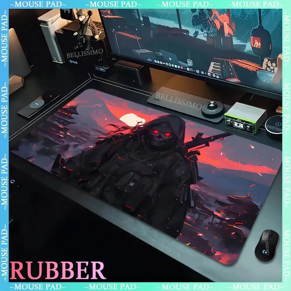 Large anime mouse pad call of duty mousepad game lock edge XXL mouse pads gamer rubber computer desk mats office non-slip carpet