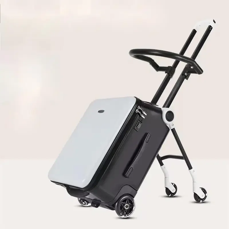 Release Hands Carry On Luggage With Kid's Stroller For Travel High Quality Hard Shell Luggage For Kids Suitcase For Travel