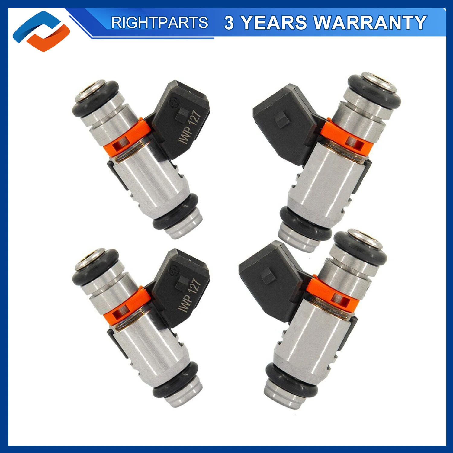 4PCS IWP127 Fuel Injectors For Ford Fiesta Ecosport 1.6L 2003-2006 IWP-127 50103302 501 033 02 1221551 2N1U-9F593-JA 2N1U9F593JA