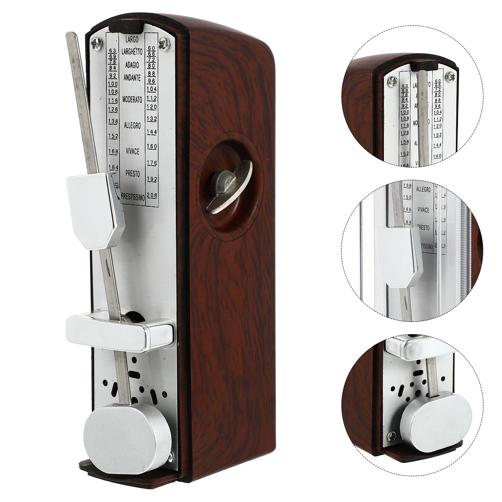 

1Pcs Premium Mechanical Metronome in Universal for Piano Guitar Violin Drum Portable Practice Tool for Rhythm Skill