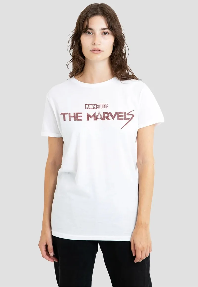 

The Marvels Minimalist Tee – Highlights The “THE MARVELS” Text, Ideal for Collector Brand Streetwear Print New Arrival Tee S-4XL