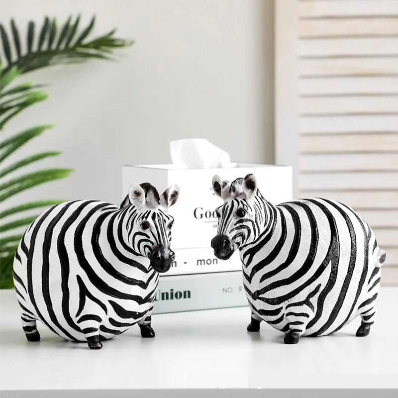 Imagem -06 - Resina Balão Casal Zebra Escultura Amantes Estátua Decoração Animação Ornamento do Dia dos Namorados Casamento Aniversário Presente