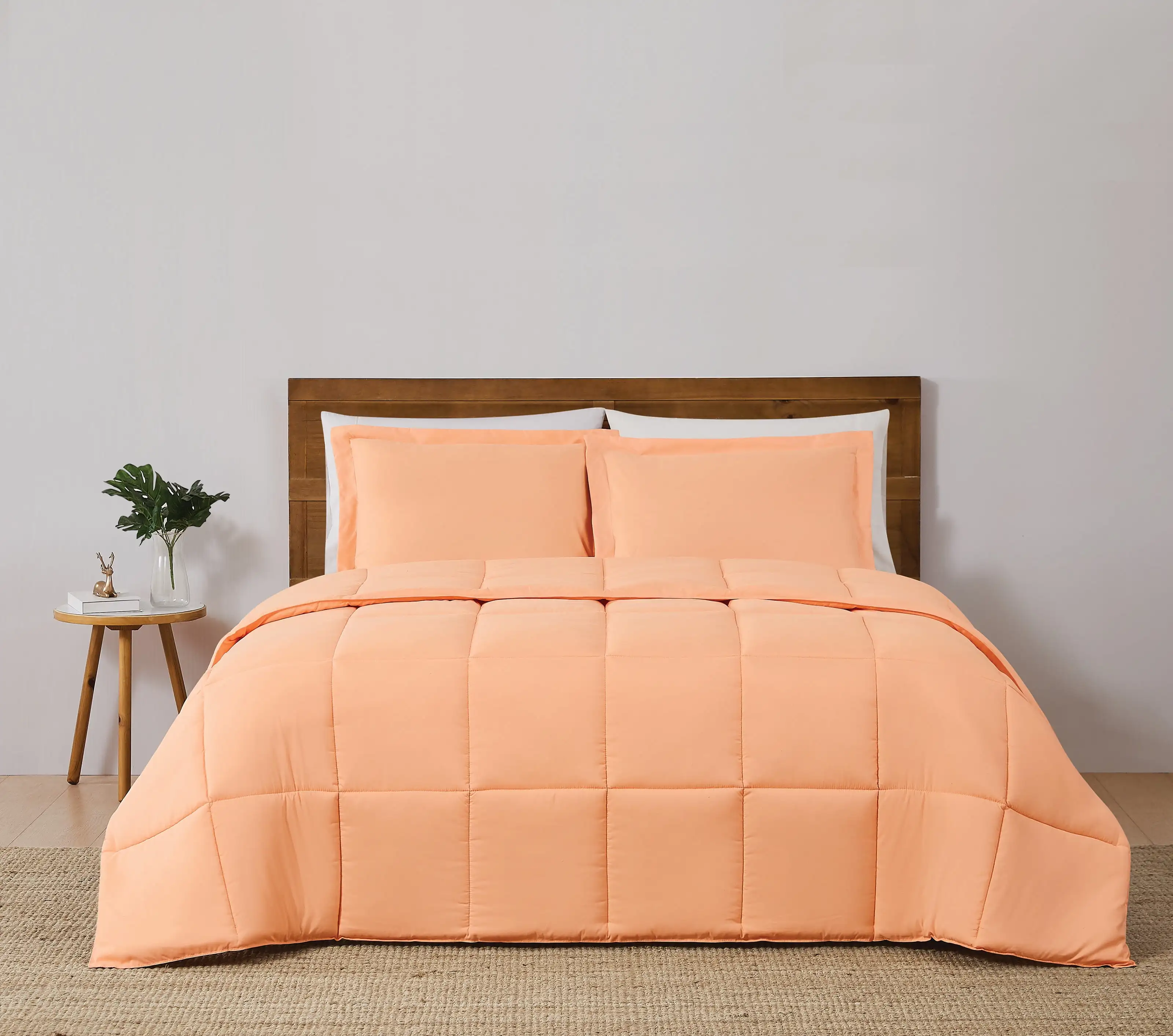

Everyday Reversible Peach Twin XL 2 Piece Comforter Set