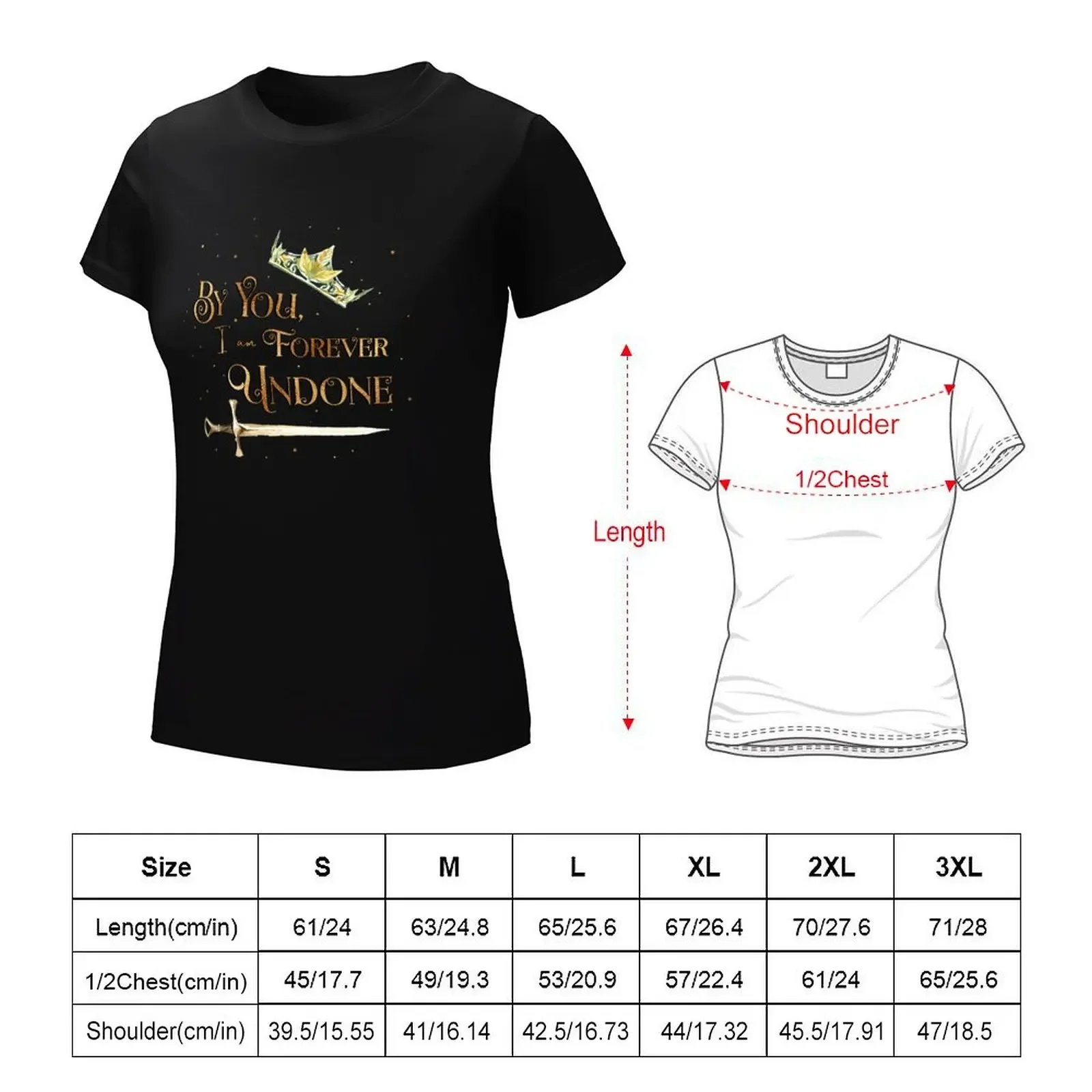 Cruel Prince- Forever Undone T-Shirt summer tops summer clothes tees t-shirt dress for Women plus size