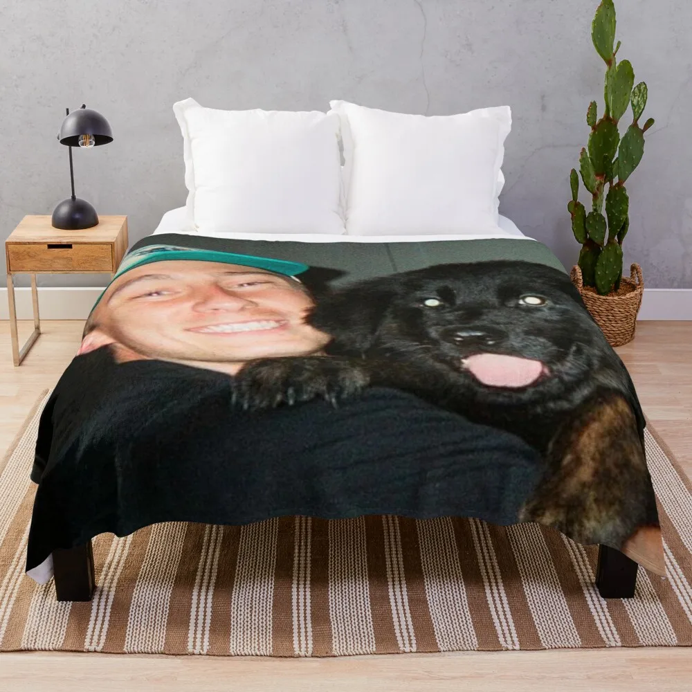 Drew Starkey and Puppy Merch Throw Blanket Bed covers Tourist Blanket Blankets For Baby Comforter Blanket