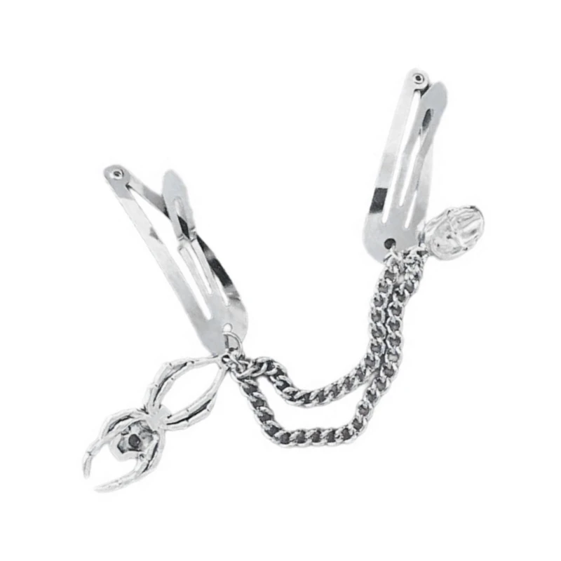 Jepit Rambut Sederhana Pin Rambut Silang Anti Karat 2000S Klip Samping Punk Jepit Rambut Tipis Dekorasi Rambut Tipis Hadiah